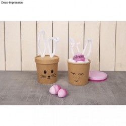 Set cutii cu capac, Rayher, din carton, dimensiune 7,5x9cm, 4/set, se pot decora folosind diverse acesorii