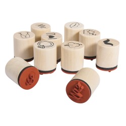 Stampile mini 10/ set, Rayher,, Nunta, diametru 2 cm Stampile mini 10/ set, Rayher,, Nunta, diametru 2 cm