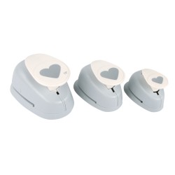 Perforator Rayher, inima, 3/set