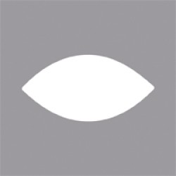 Perforator Rayher, petala, 2.54x1.27 cm