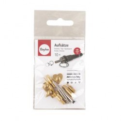 Capete pentru aparatul de pirogravat (cod produs 89366000), 10/set, modele diferite Capete pentru aparatul de pirogravat (cod produs 89366000), 10/set, modele diferite