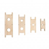 Dispozitiv ciucuri, FSC Mix CRED, dimensiuni 5,5+7+9+11 cm, 4 piese/set