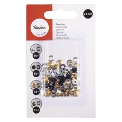 Capse 3 mm, Rayher, 50 /set Capse 3 mm, Rayher, 50 /set