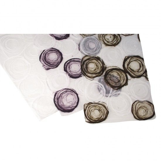 Saphira-paper, mould-made, maro inchis, 50x70cm