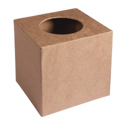 Papier mache cutie batiste FSC Reciclat 100%, 12.8x11.8x12.5cm