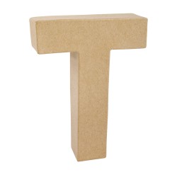 Litera mare din Papier mache T FSC rec.100%, 15x10.5 Litera mare din Papier mache T FSC rec.100%, 15x10.5