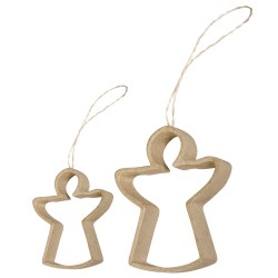 Suport Rayher in forma de ingeras pentru quilling, din papier mache, dimensiune 8x7x1.5 cm si 11x9.5x2 cm, 2/set Suport Rayher in forma de ingeras pentru quilling, din papier mache, dimensiune 8x7x1.5 cm si 11x9.5x2 cm, 2/set