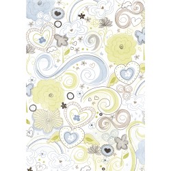 Hartie DecoMache, 26x37.5cm, 27g/m2, tab-bag 3sheet