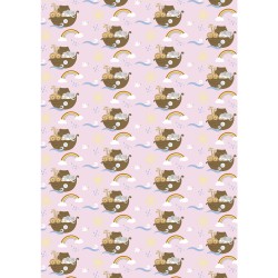 Motive cardboard Arche Noah, baby roz, 213x310mm, 190 g/m2 Motive cardboard Arche Noah, baby roz, 213x310mm, 190 g/m2