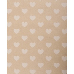 Photographic board Kraft -hearts, alb, 50x70cm, 300g/m2