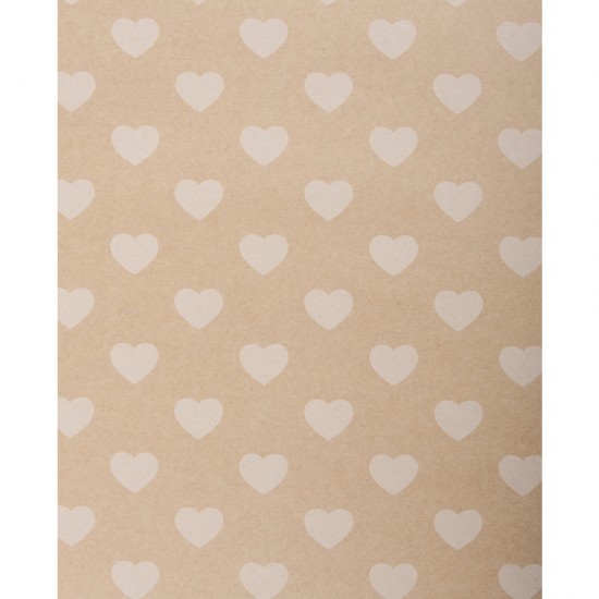 Photographic board Kraft -hearts, alb, 50x70cm, 300g/m2