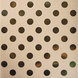Photographic board Kraft - Dots, gold, 50x70cm, 300g/m2
