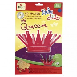 Kit creativ Rayher, suport lemn CD, Queen