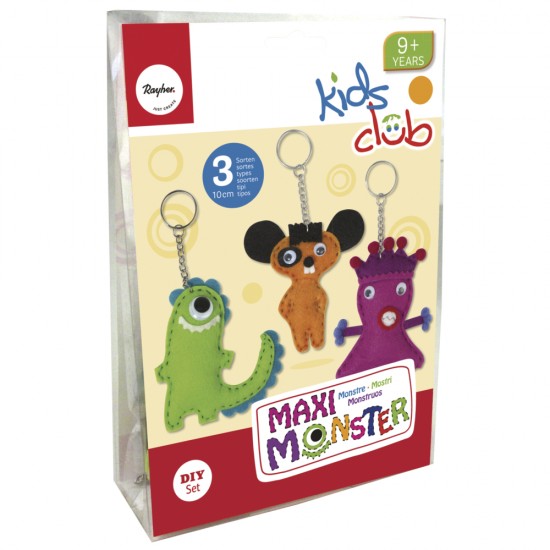 Kit: Monster-Maxi, 10 cm, 3 tipuri