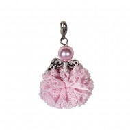 Kit creativ: Pompom Inger, roz pal, 4buc 2.5x2.5x5cm