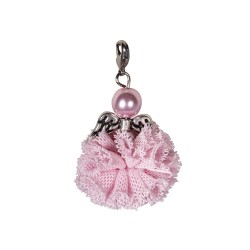 Kit creativ: Pompom Inger, roz pal, 4buc 2.5x2.5x5cm