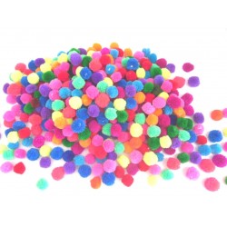 Pomponi Rayher, 65/set, diametru 10 mm - DIVERSE CULORI Pomponi Rayher, 65/set, diametru 10 mm - DIVERSE CULORI