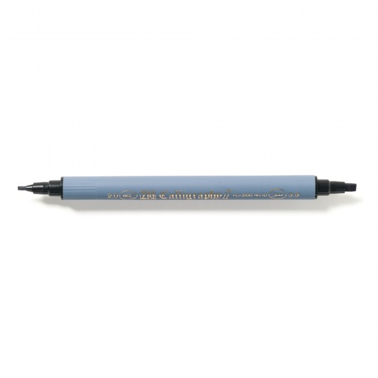 Calligraphy pen, negru, 2+3,5 mm, tab-bag 1 pc