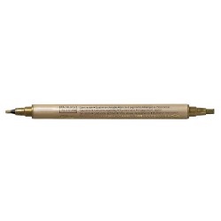 Calligraphy pen metalic , gold, 2+3,5 mm, tab-bag 1 pc Calligraphy pen metalic , gold, 2+3,5 mm, tab-bag 1 pc