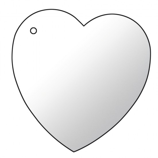 Placa Rayher din carton, inimioara, dimensiune 15 cm, 3/set