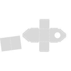 Sablon cutie Rayher, casuta pasari, 15,5x20,8 cm Sablon cutie Rayher, casuta pasari, 15,5x20,8 cm