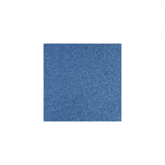 Hartie pentru scrapbooking: Sclipici, azure, 30.5x30.5cm, 200 g/m2