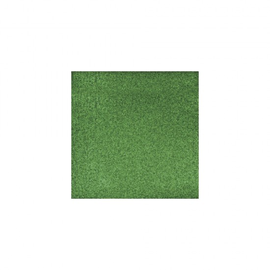 Hartie pentru scrapbooking: Sclipici, evergreen, 30.5x30.5cm, 200 g/m2