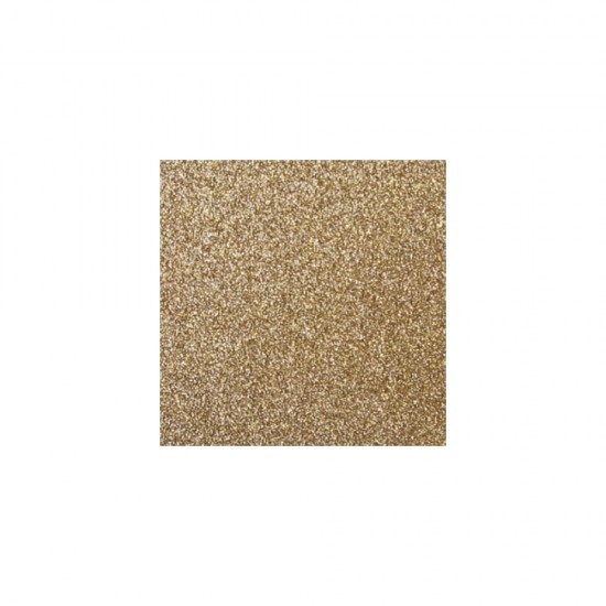 Hartie pentru scrapbooking: Sclipici, cashmere gold, 30.5x30.5cm, 200 g/m2