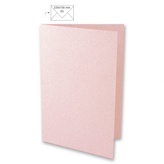 Card A5, 297x210  mm, 220 gr,  roz bebe
