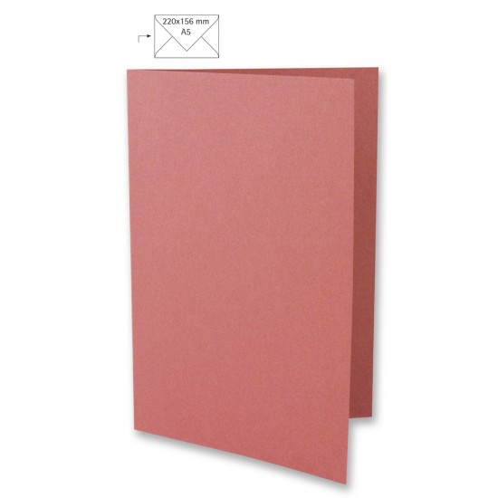 Card A5, 297x210  mm, 220 gr,  roz antique