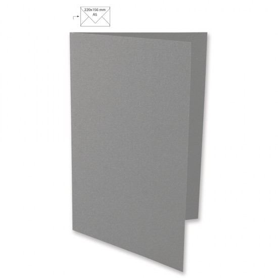 Card A5, 297x210  mm, 220 gr., dark grey,