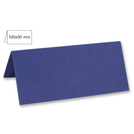Card biguit pentru masa, plain, FSC MixCredit, royal blue, 100x90mm, 220g/m2, 5/set