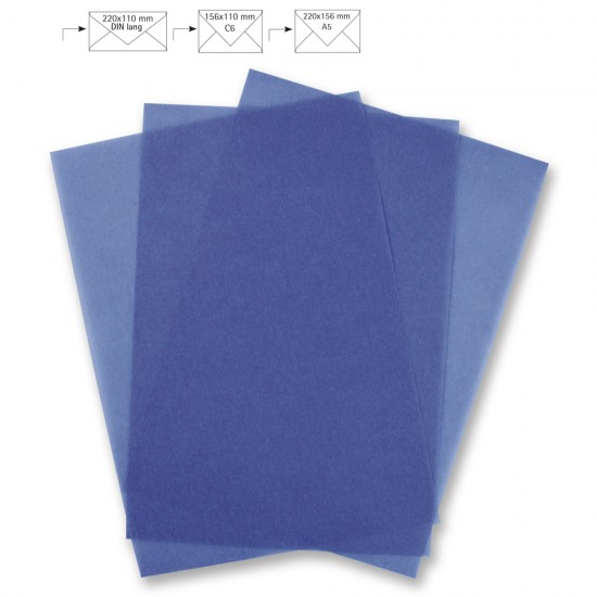 Hartie pergament colorata A4,FSC Mix Credit, lilac, 210x297mm, 100g/m2, 5/set