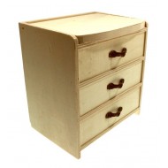 Dulapior cu 3 sertare, 16x15x10.5cm