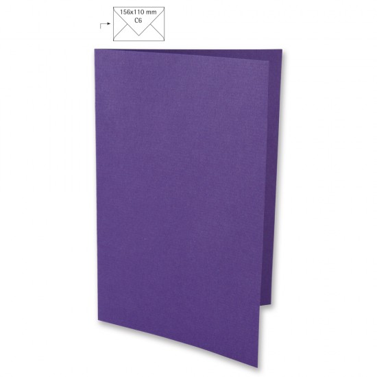 Card A6, 210x148 mm, 220 gr, violet