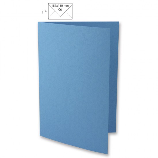 Card A6, 210x148  mm, 220 gr,  albastru ca cerul