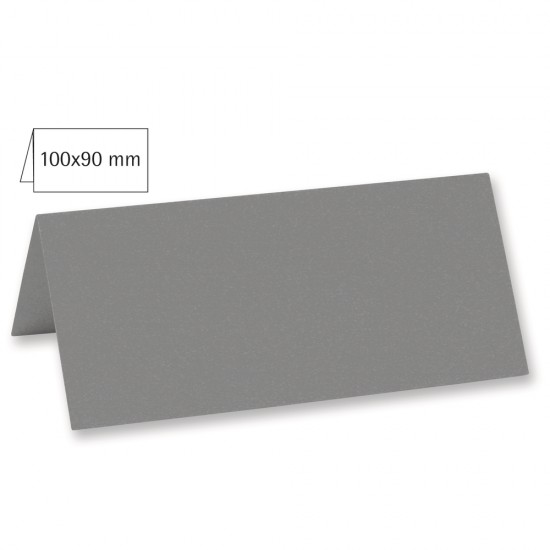 Card biguit pentru masa, FSC Mix Credit, dark grey, 100x90mm, 220g/m2