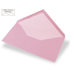 Plic DL, 220x110 mm, 90 gr, roz  Plic DL, 220x110 mm, 90 gr, roz