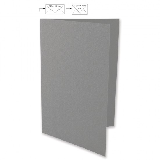 Card A4, colorat, FSC Mix Credit, dark grey, 210x297mm, 220g/m2