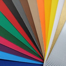 Carton ondulat RAYHER, dimensiune 50x70 cm - DIVERSE CULORI