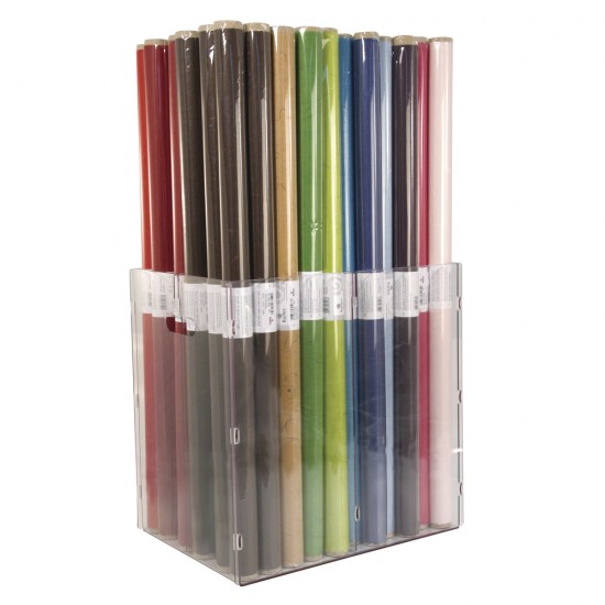 Display mulberry paper, 72 rolls assorted colours