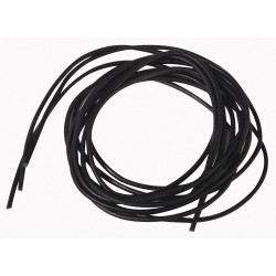 Snur piele, negru, Rayher, 3 mm, 68 cm