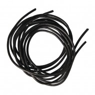 Snur piele, negru, Rayher, 2 mm, 100 cm, 2 buc/set
