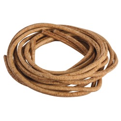 Snur piele, bej, Rayher, 2 mmo, 100 cm, 2 buc/set