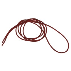 Snur piele, rosu, Rayher, 2 mm, 100 cm