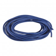 Snur piele, albastru inchis, Rayher, 1.5 mm, 100 cm, 2 buc/set