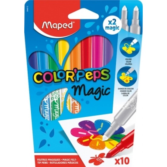 Carioca Color Peps Magic 10 culori/set Maped
