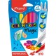 Carioca Color Peps Magic 10 culori/set Maped