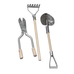 Mini scule gradina, 9 - 13 cm, 3 buc/set