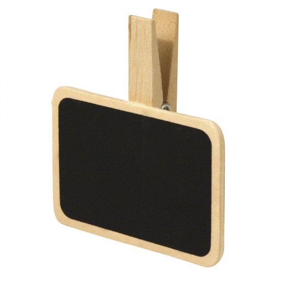 Clestisori lemn, Rayher, tabla neagra, 7x5 cm, 6 buc/ set